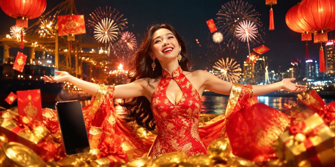 Người dùng nhận voucher đăng ký mới tại lễ hội đèn lồng Hải Phòng
