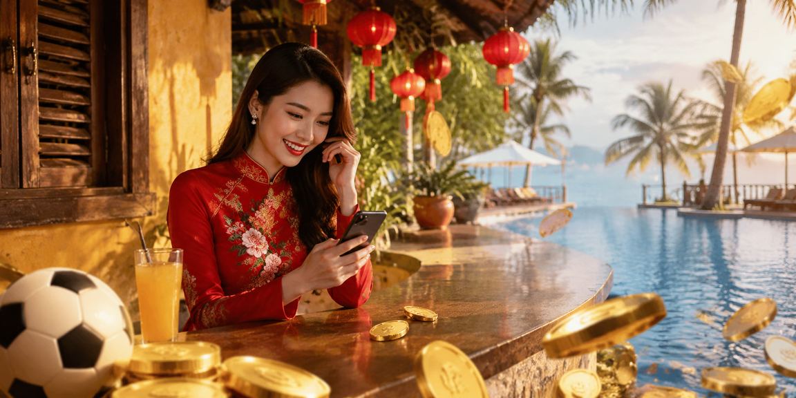 Sảnh bài live casino gg888 phong cách Hội An